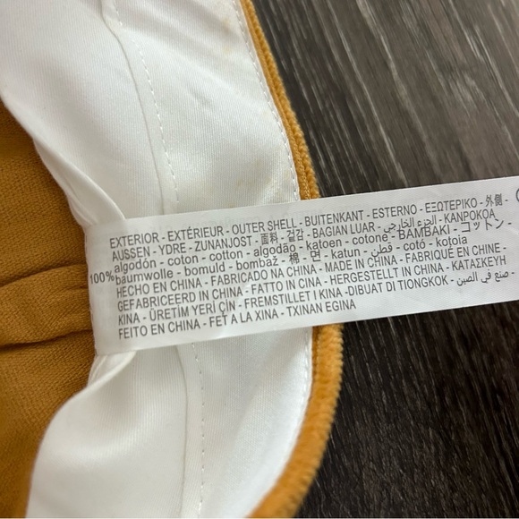 ZARA Woman Corduroy Wide Leg Pants Trousers XL Cropped Ankle Grazer Camel NWT - Picture 9 of 9